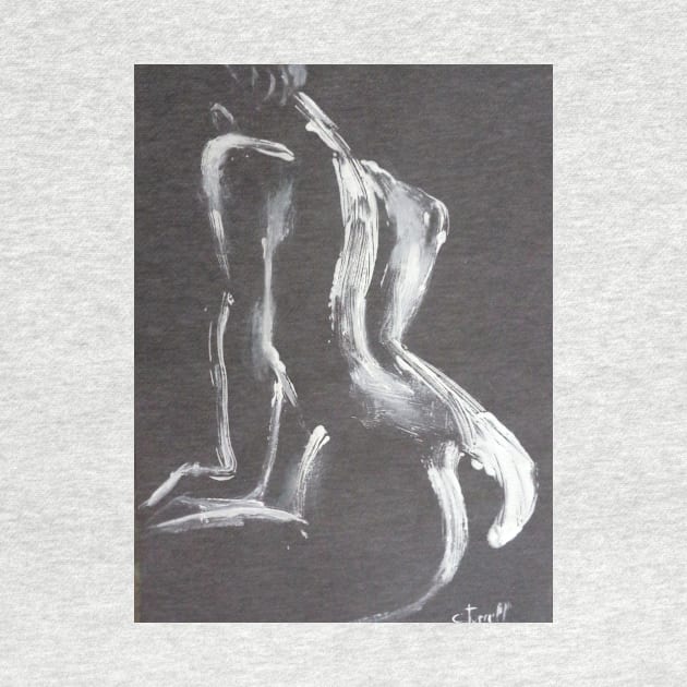 Black And White Back 3 - Female Nude by CarmenT